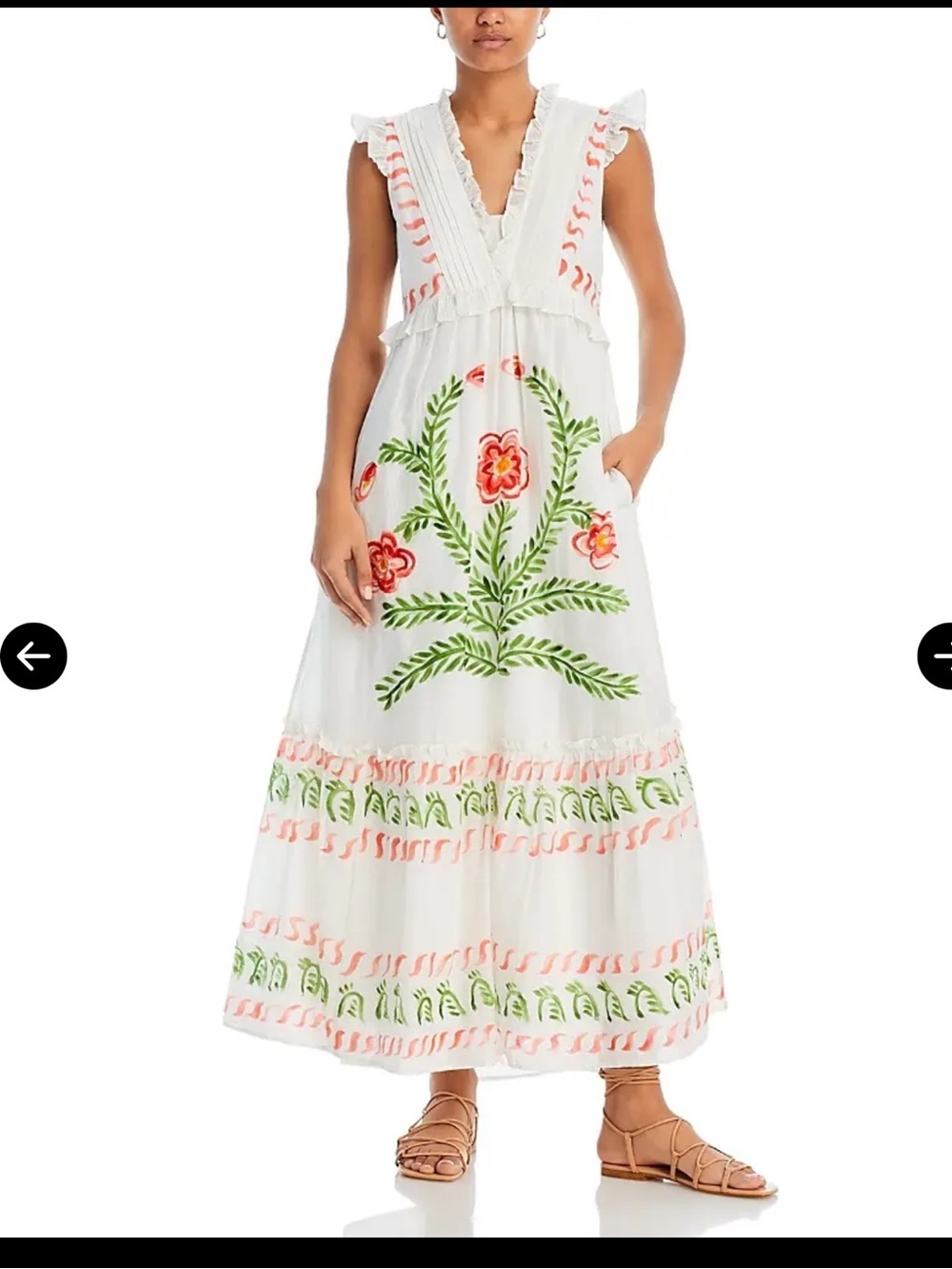 Banjanan Constance Ruffled Printed Maxi Dress